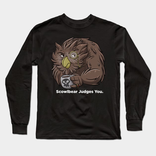 Scowlbear Long Sleeve T-Shirt by d20Monkey